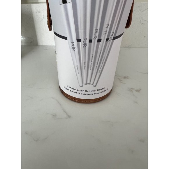 PÜR x CARE 5-Piece Brush Set with Holder - Picture 4 of 6